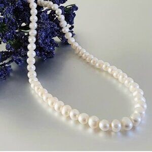 Genuine Freshwater Pearl Necklace 6MM
